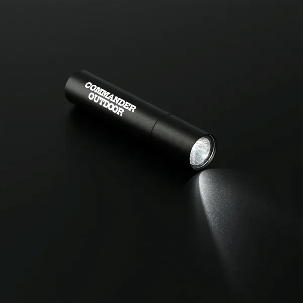 0.87" x 4.37" x 0.87" flashlight with rechargeable battery... from ASI 66887 PCNA / Bullet