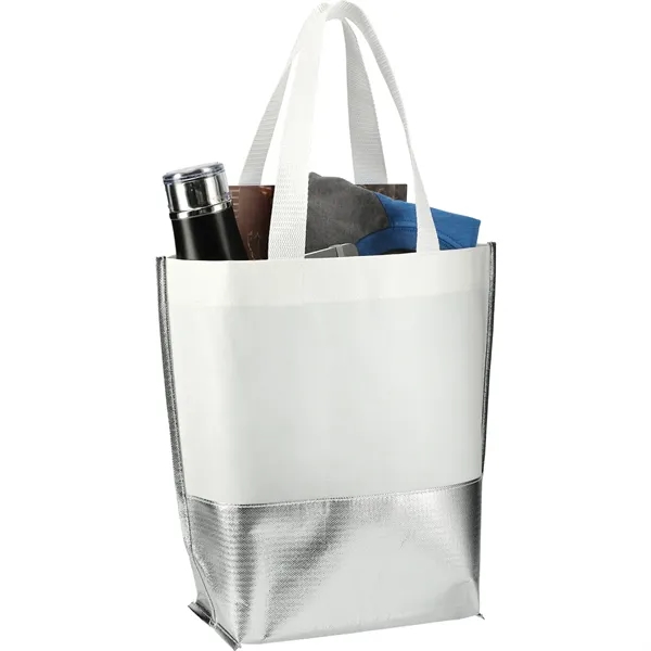 Large Laminated Metallic Bottom Tote... from ASI 66887 PCNA / Bullet