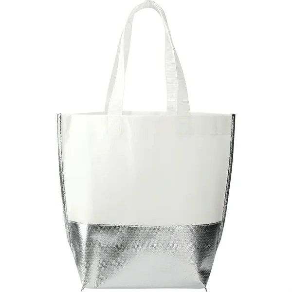 Large Laminated Metallic Bottom Tote... from ASI 66887 PCNA / Bullet