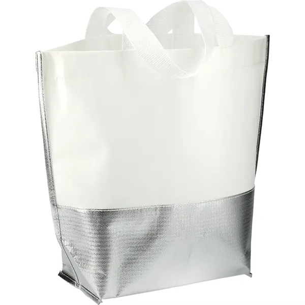Large Laminated Metallic Bottom Tote... from ASI 66887 PCNA / Bullet