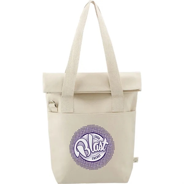 Organic cotton tote bag with two deep pockets.... from ASI 66887 PCNA / Leeds