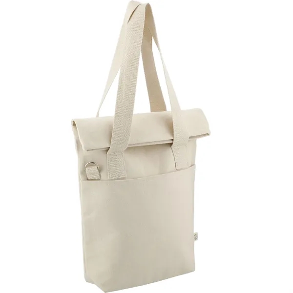 Organic cotton tote bag with two deep pockets.... from ASI 66887 PCNA / Leeds