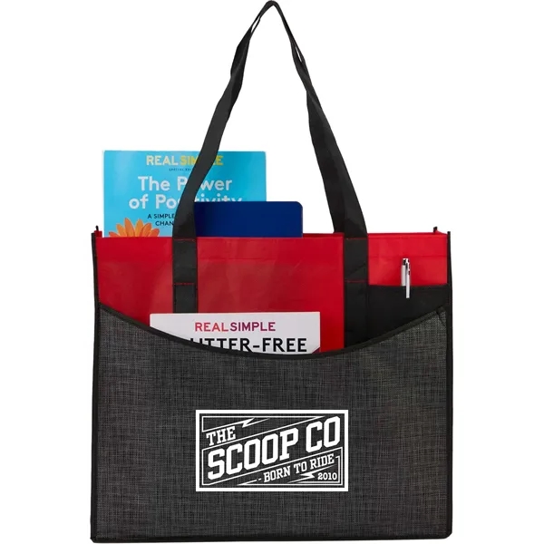 Brooke Recycled Non-Woven Convention Tote... from ASI 66887 PCNA / Bullet