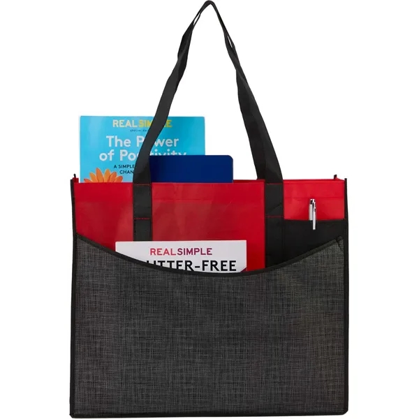 Brooke Recycled Non-Woven Convention Tote... from ASI 66887 PCNA / Bullet