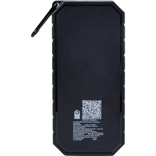 UL Listed 10000 IPX5 Solar 15W Wireless Power Ban... from ASI 66887 PCNA / Leeds