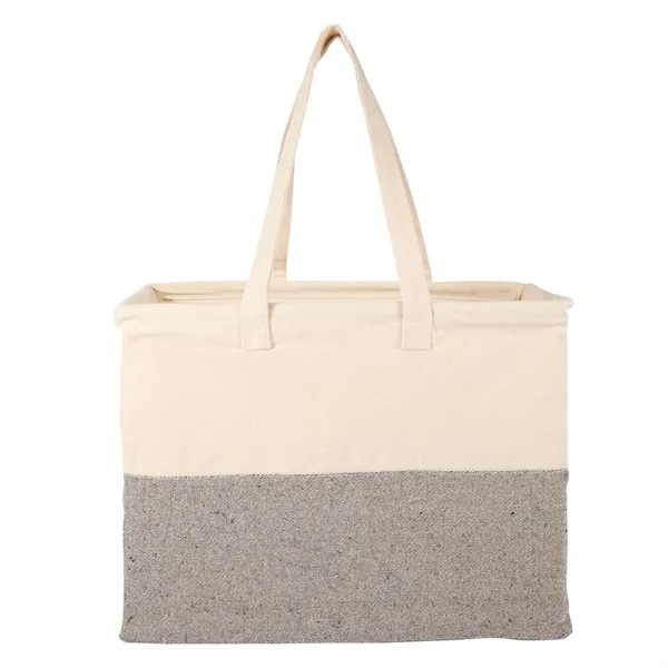 8.5" x 12" x 16" recycled cotton canvas tote bag with... from ASI 66887 PCNA / Leeds