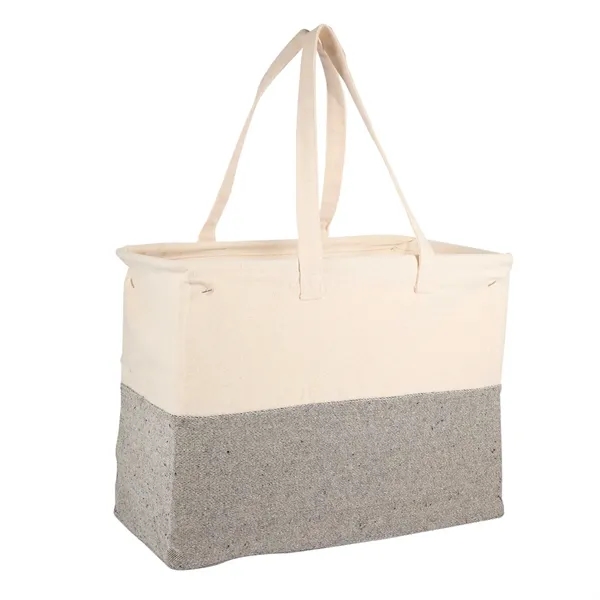 8.5" x 12" x 16" recycled cotton canvas tote bag with... from ASI 66887 PCNA / Leeds