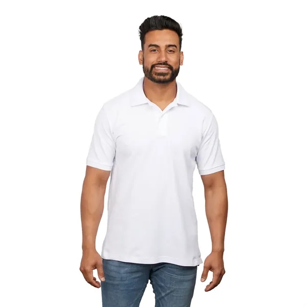 Men's short sleeve polo shirt made of 100% cotton pique.... from ASI 66887 PCNA / Trimark