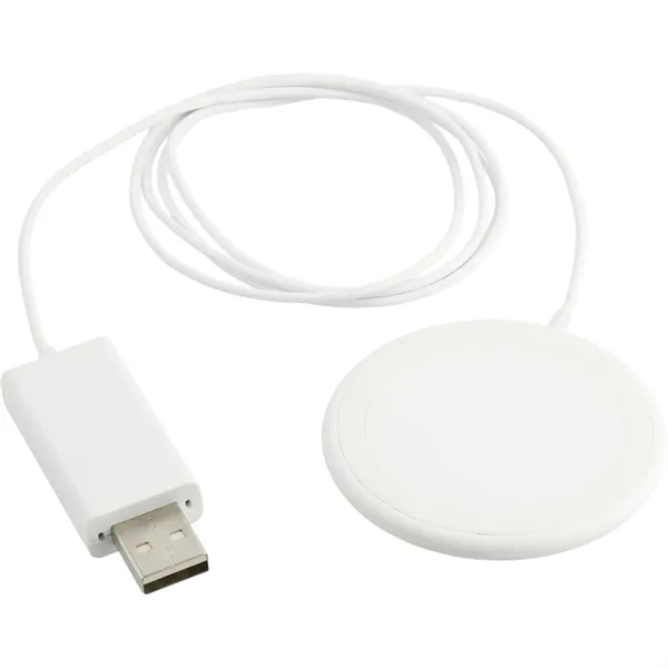 Wireless charging pad with 39" integrated changing cable with USB-A tip.... from ASI 66887 PCNA / Bullet