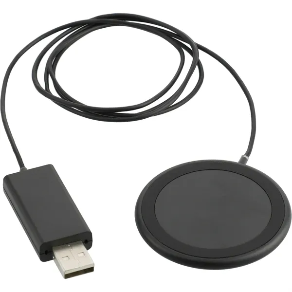 Wireless charging pad with 39" integrated changing cable with USB-A tip.... from ASI 66887 PCNA / Bullet
