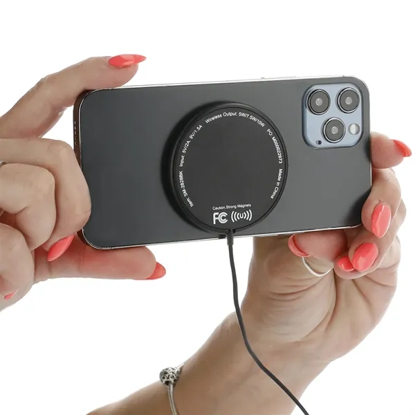 Wireless charging pad with 39" integrated changing cable with USB-A tip.... from ASI 66887 PCNA / Bullet