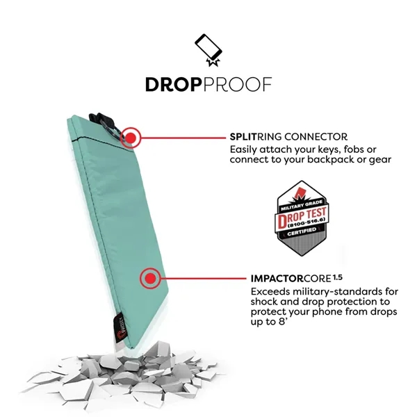 6.5" x 0.40" x 3.6" phone pouch with a split ring... from ASI 66887 PCNA / Leeds