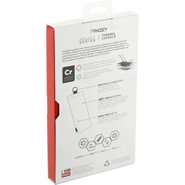 6.5" x 0.40" x 3.6" phone pouch with a split ring... from ASI 66887 PCNA / Leeds