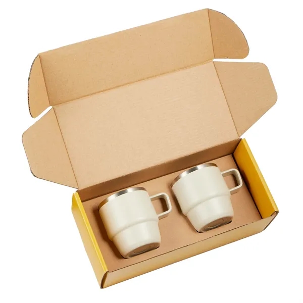 Doppio Stackable Recycled Mug Set 6oz... from ASI 66887 PCNA / Leeds