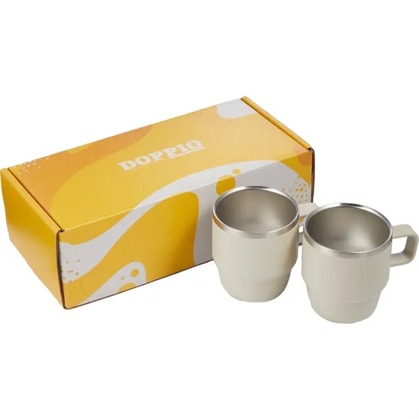 Doppio Stackable Recycled Mug Set 6oz... from ASI 66887 PCNA / Leeds
