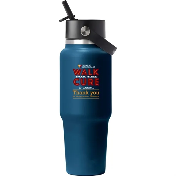 Hydro Flask® Travel Bottle w/ Flex Straw Cap 32oz... from ASI 66887 PCNA / Leeds