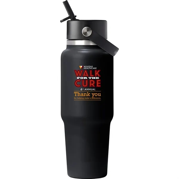 Hydro Flask® Travel Bottle w/ Flex Straw Cap 32oz... from ASI 66887 PCNA / Leeds