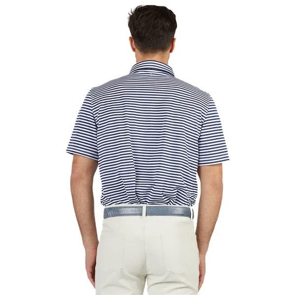 Men's striped polyester/pique polo shirt.... from ASI 66887 PCNA / Trimark