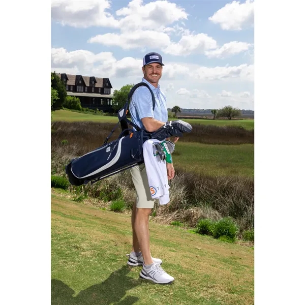 Men's striped polyester/pique polo shirt.... from ASI 66887 PCNA / Trimark