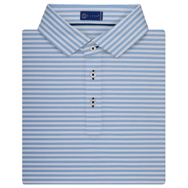 Men's striped polyester/pique polo shirt.... from ASI 66887 PCNA / Trimark
