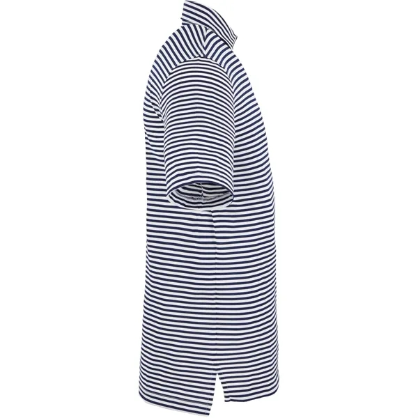 Men's striped polo shirt made of polyester and spandex jersey.... from ASI 66887 PCNA / Trimark