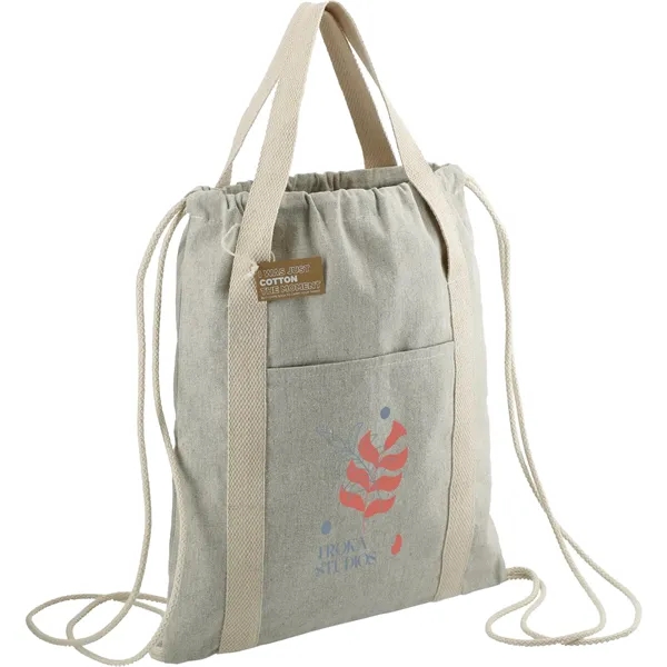 17" x 14" recycled cotton drawstring bag.... from ASI 66887 PCNA / Leeds
