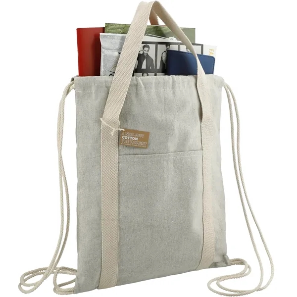 17" x 14" recycled cotton drawstring bag.... from ASI 66887 PCNA / Leeds