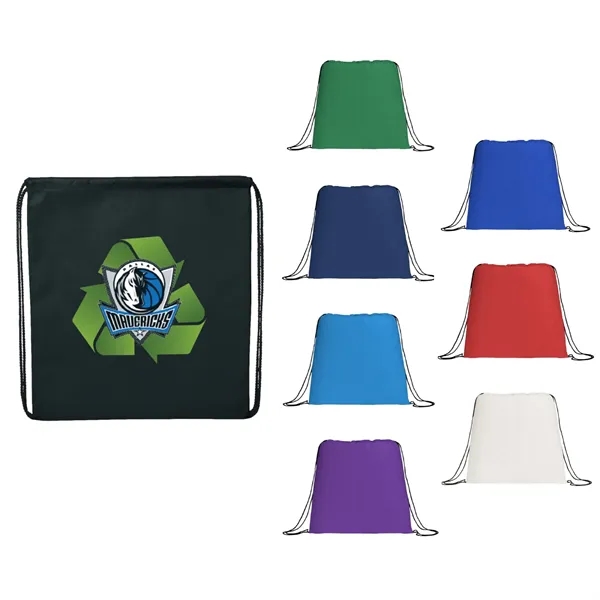 14.5" x 14.5" non-woven drawstring backpack.... from ASI 66887 PCNA / Bullet