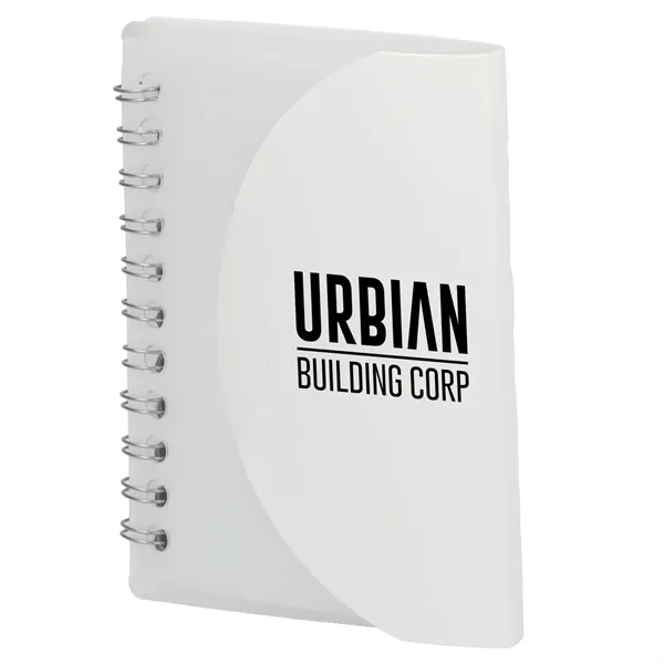 3.4'' x 4.5'' FSC® Recycled Post Spiral Notebook... from ASI 66887 PCNA / Bullet