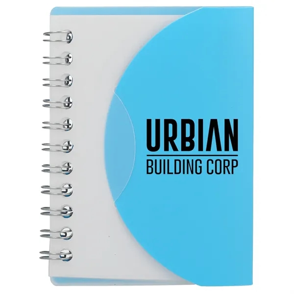 3.4'' x 4.5'' FSC® Recycled Post Spiral Notebook... from ASI 66887 PCNA / Bullet