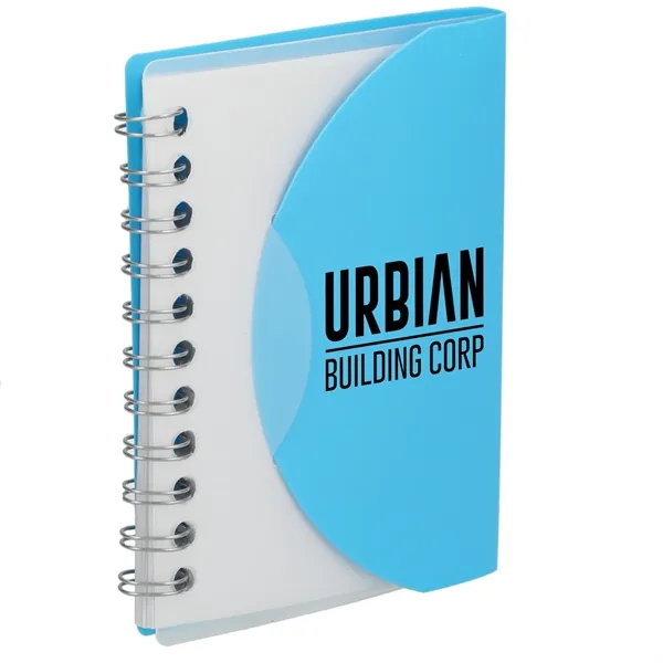 3.4'' x 4.5'' FSC® Recycled Post Spiral Notebook... from ASI 66887 PCNA / Bullet