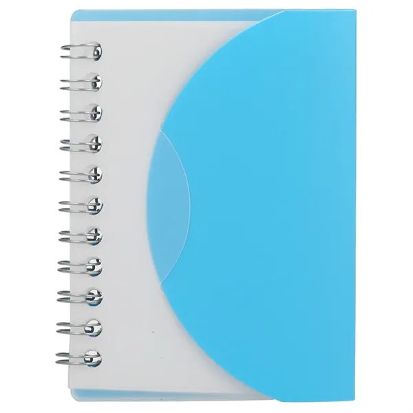3.4'' x 4.5'' FSC® Recycled Post Spiral Notebook... from ASI 66887 PCNA / Bullet