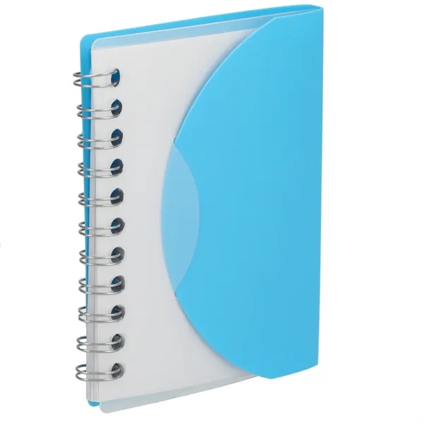 3.4'' x 4.5'' FSC® Recycled Post Spiral Notebook... from ASI 66887 PCNA / Bullet