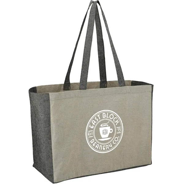6" x 11.5" x 15.8" tote bag made with recycled cotton.... from ASI 66887 PCNA / Bullet