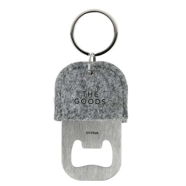The Goods Recycled Felt Bottle Opener... from ASI 66887 PCNA / Bullet