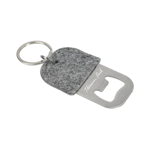 The Goods Recycled Felt Bottle Opener... from ASI 66887 PCNA / Bullet