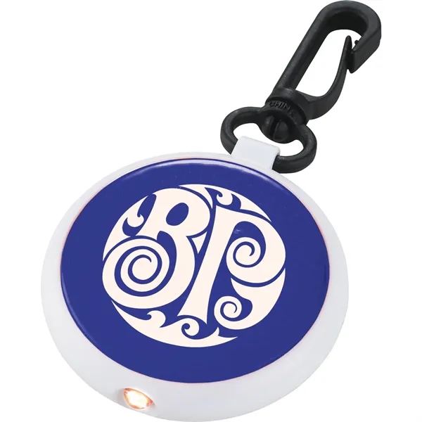 Round reflector light with LEDs and keychain attachment.... from ASI 66887 PCNA / Bullet