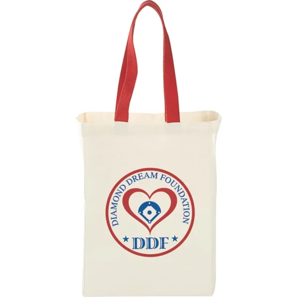 5" x 14" x 10" cotton canvas grocery tote with 17.5"... from ASI 66887 PCNA / Bullet