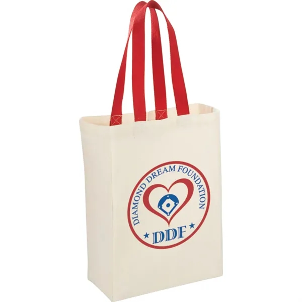 5" x 14" x 10" cotton canvas grocery tote with 17.5"... from ASI 66887 PCNA / Bullet