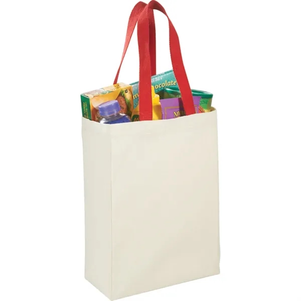 5" x 14" x 10" cotton canvas grocery tote with 17.5"... from ASI 66887 PCNA / Bullet