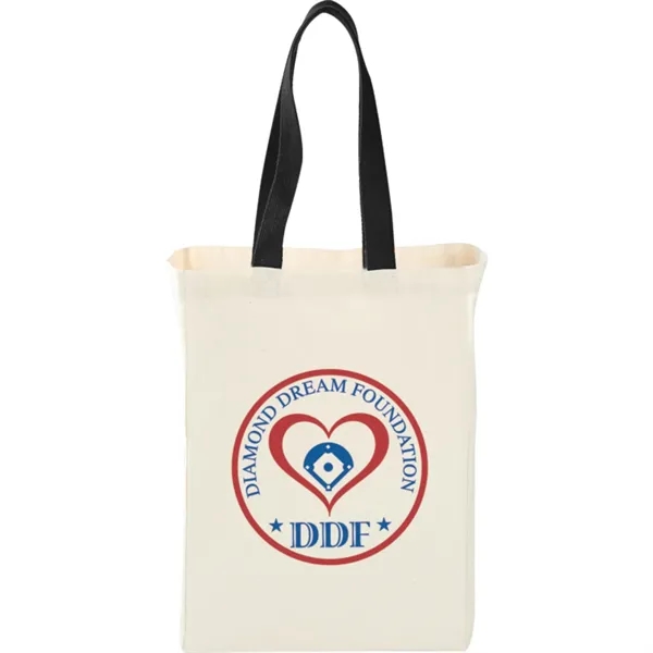 5" x 14" x 10" cotton canvas grocery tote with 17.5"... from ASI 66887 PCNA / Bullet