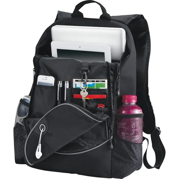 15" laptop backpack with zippered main compartment.... from ASI 66887 PCNA / Leed’s