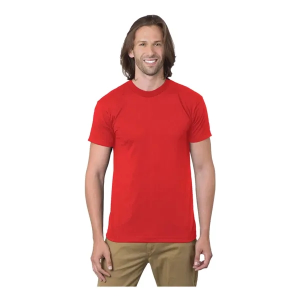 Adult cotton/ polyester short sleeve USA made t-shirt. Blank product.... from ASI 84358 S&S Activewear