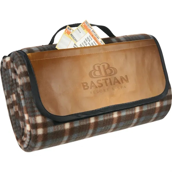 48" x 54" picnic blanket with polar fleece top layer, foam... from ASI 66887 PCNA / Leeds