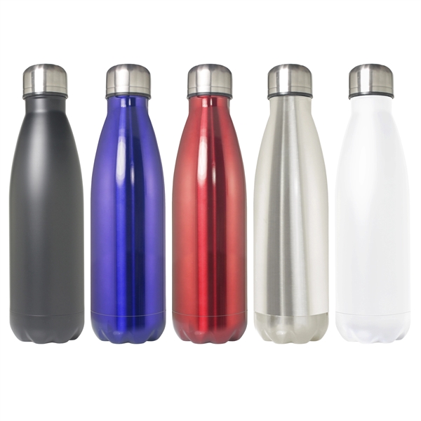 17 oz Stainless Steel Double Wall Vacuum Bottle... from ASI 93520 Ventura Inc