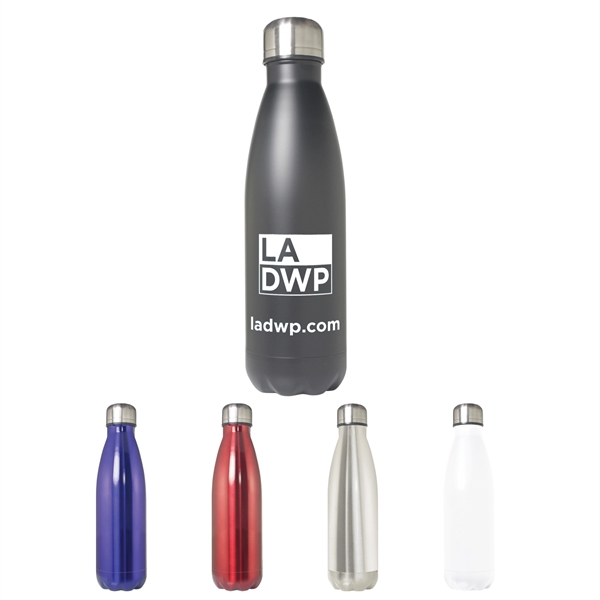 17 oz Stainless Steel Double Wall Vacuum Bottle... from ASI 93520 Ventura Inc
