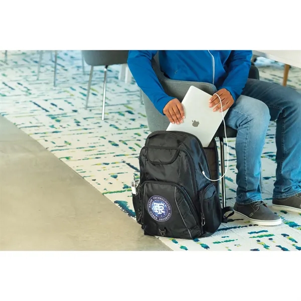 Backpack with compartment designed to fit a 17" laptop.... from ASI 66887 PCNA / Leeds