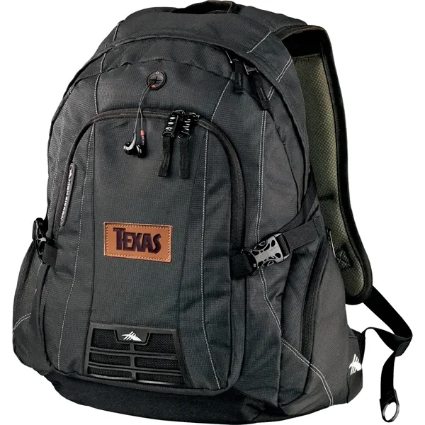 Computer backpack with padded interior sleeve for a 15" device.... from ASI 66887 PCNA / Leed’s