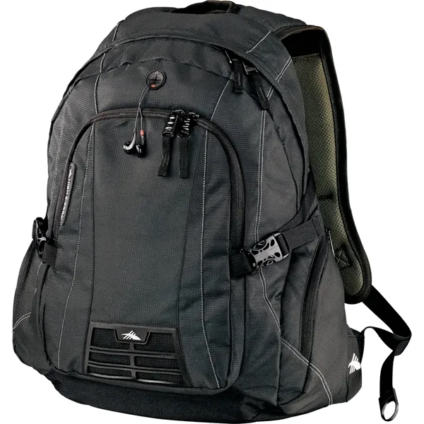Computer backpack with padded interior sleeve for a 15" device.... from ASI 66887 PCNA / Leed’s