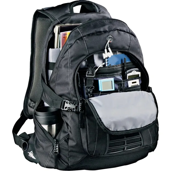 Computer backpack with padded interior sleeve for a 15" device.... from ASI 66887 PCNA / Leed’s